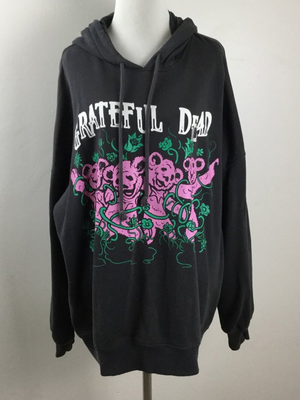 Grateful Dead Charcoal Grey Hoodie xl
